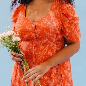 LOVEFOOL Button and Lace Up Valentine Dress, size XL